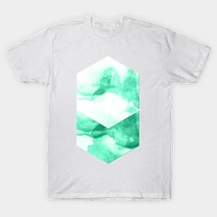 Green hexagon T-Shirt